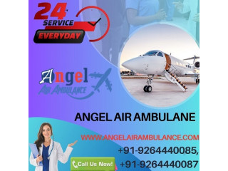 Hire Angel Air Ambulance Service in Mumbai with Superb Ventilator Setup