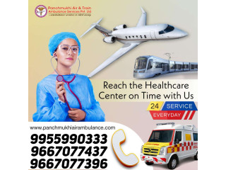 Hire Panchmukhi Air Ambulance Services in Delhi with Complete Medical Setup