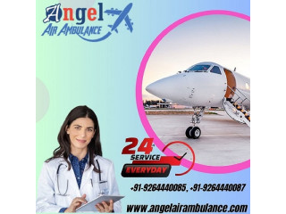 Book Trusted Angel Air Ambulance Service in Kolkata at Reasonable Price