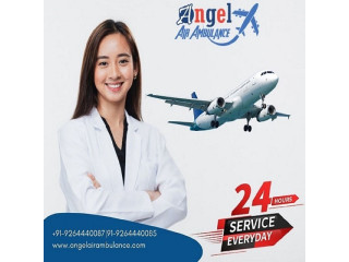 Book Reliable Medical Support Angel Air Ambulance Service in Patna