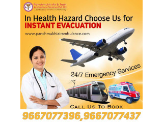 Pick Panchmukhi Air Ambulance Services in Bangalore with Critical Care Unit