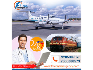 With Effective Medical Hire Falcon Emergency Train Ambulance Services in Guwahati