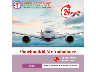 With Life-Saving Medical Tools Get Panchmukhi Air Ambulance Services in Mumbai