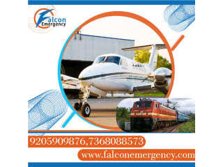 Get Well Organized Falcon Train Ambulance Services in Ranchi at Low Fare