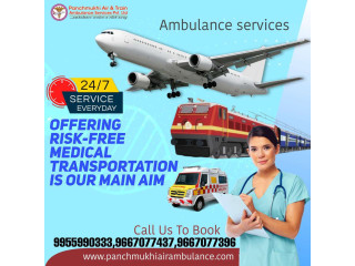 With Superb Therapeutic Team Get Panchmukhi Air Ambulance Services in Ranchi